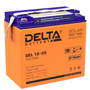 Аккумулятор DELTA 12-55 GEL