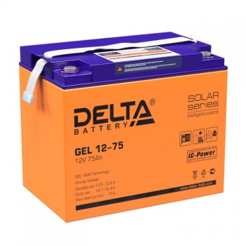 Аккумулятор DELTA 12-75 GEL