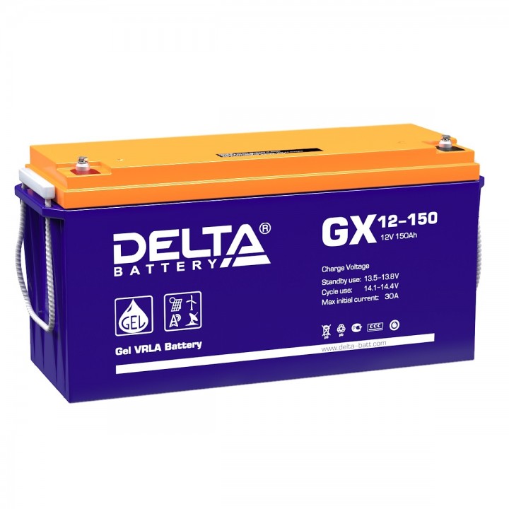 Аккумулятор DELTA GX 12-150 GEL -  в Самаре по выгодной цене и с .