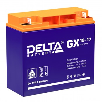 Аккумулятор DELTA GX 12-17 GEL