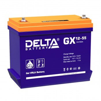 Аккумулятор DELTA GX 12-55 GEL