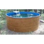 Сборный морозоустойчивый бассейн ОДИССЕЙ 3,5х1,25 м wood