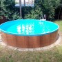 Сборный морозоустойчивый бассейн ОДИССЕЙ 4,0х1,25 м wood