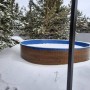 Сборный морозоустойчивый бассейн ОДИССЕЙ 4,0х1,25 м wood