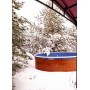 Сборный морозоустойчивый бассейн ОДИССЕЙ 4,0х1,25 м графит