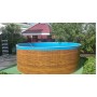 Сборный морозоустойчивый бассейн ОДИССЕЙ 3,0х1,25 м wood